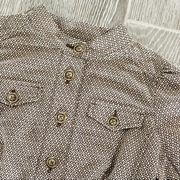 Ann Taylor Cream and Brown Suit Jacket - Picture 3 of 5